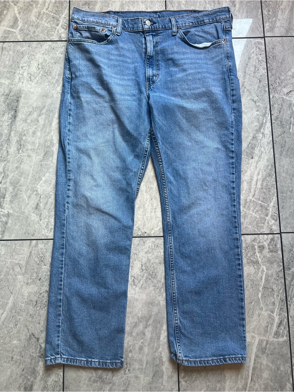 Levi's 514 Men's Jeans 38x30 Slim Straight Medium Wash Blue Denim Five Pocket